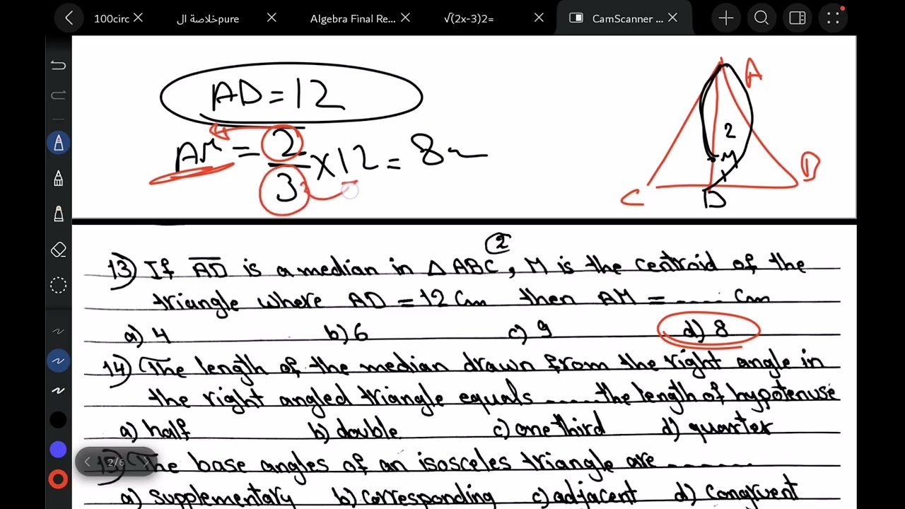  Final Revision geometry 2nd prep