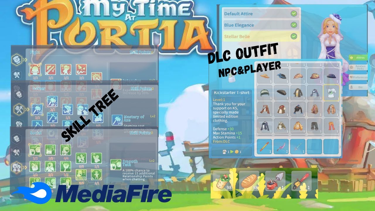 My Time at Portia mod + DLC unlocked android (v1.0.10974 with voice & v1.0.11268 no voice) Part1