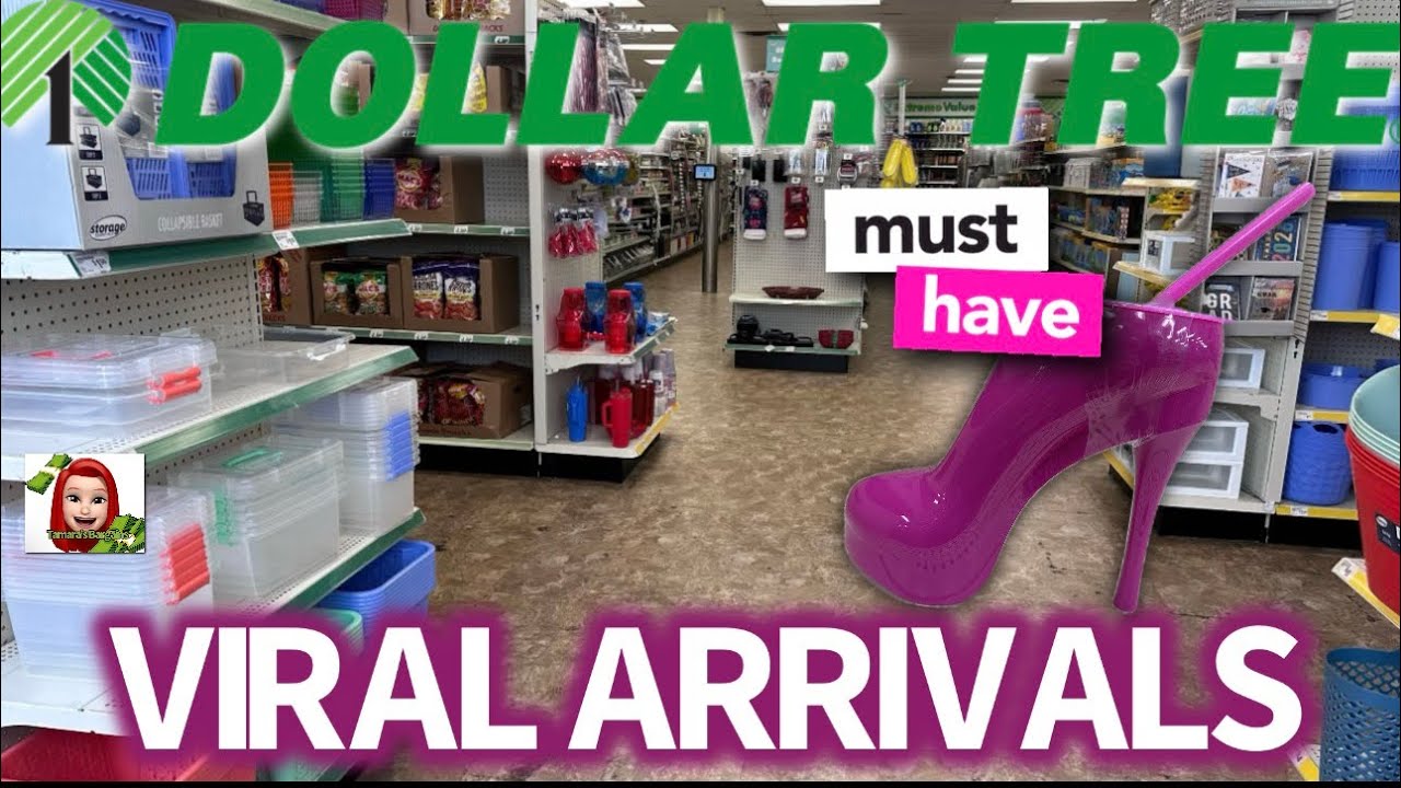 HURRY TO DOLLAR TREE💨 THESE VIRAL ARRIVALS ARE ONLY $1.25👠❤️💋 #dollartree #shopping #new 