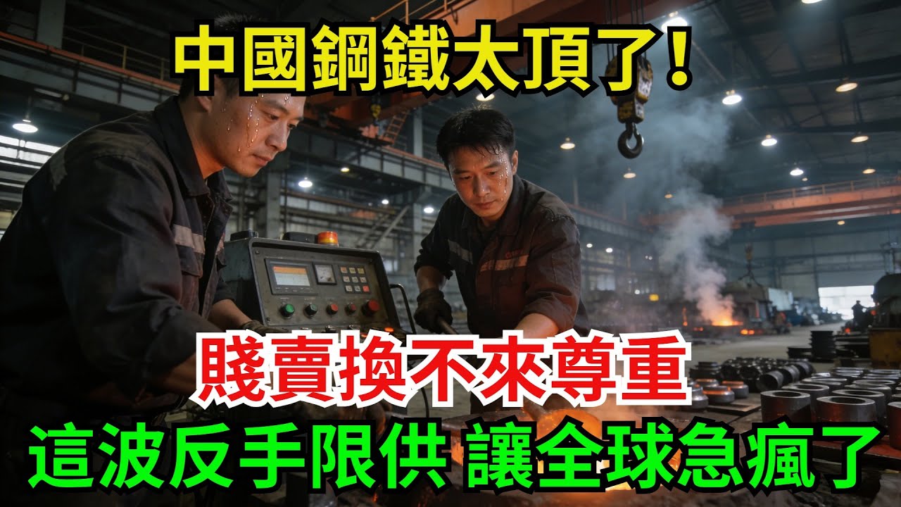 中國鋼鐵太頂了！賤賣換不來尊重，這波反手限供，讓全球急瘋了#大國重器 #中國製造 #大國工匠 #強國工匠 #超級工程 #科普頻道 #科普知識
