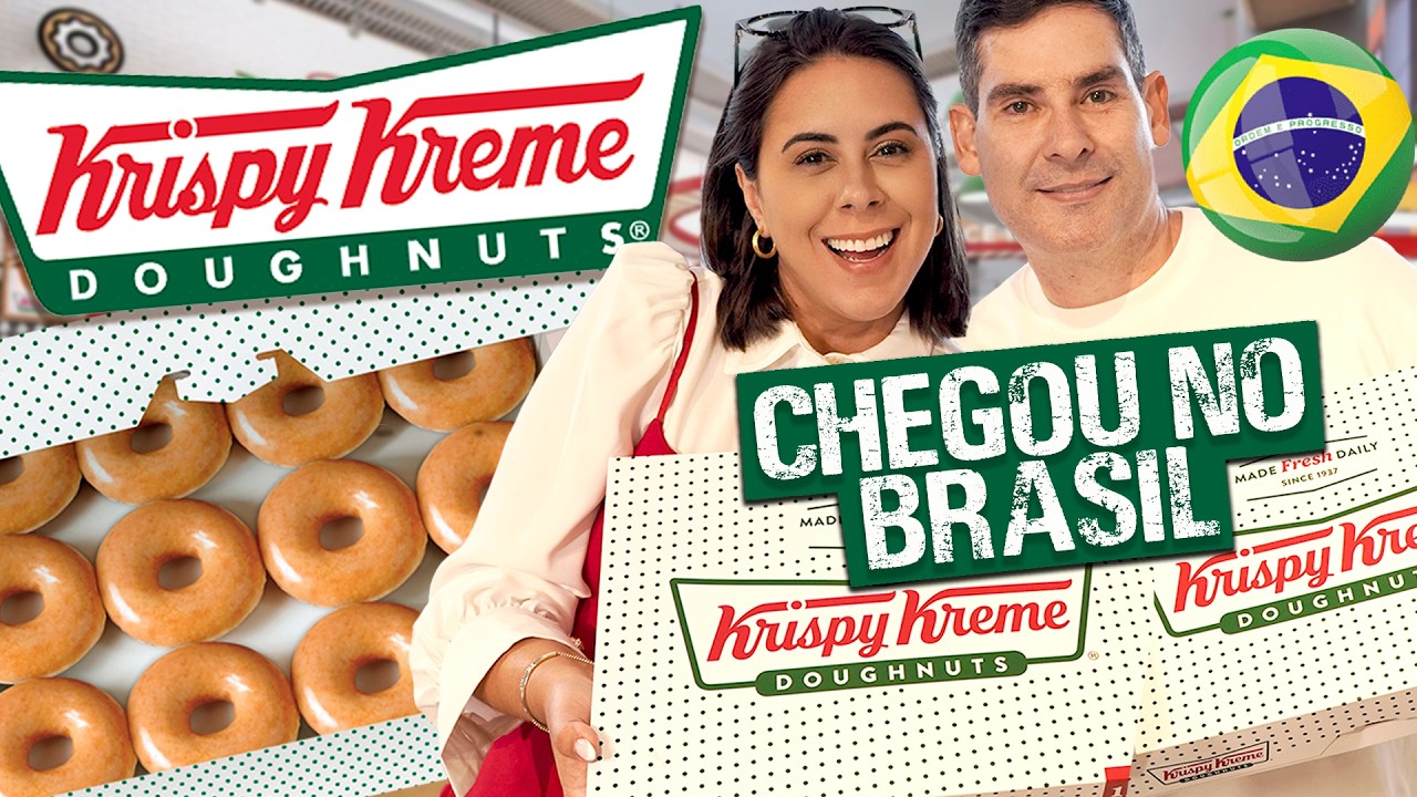 Krispy Kreme Chegou!!! Finalmente no Brasil