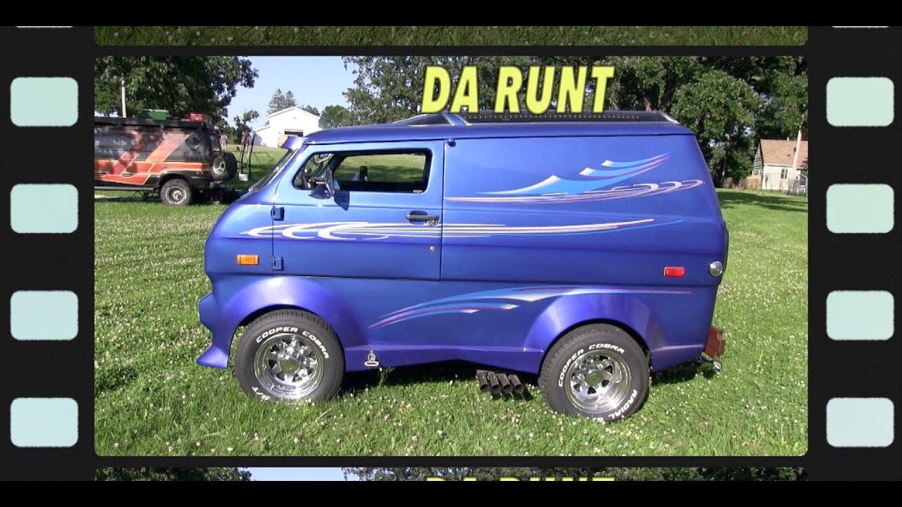 1972 Custom Ford E300 Chopped Van. “Da Runt”
