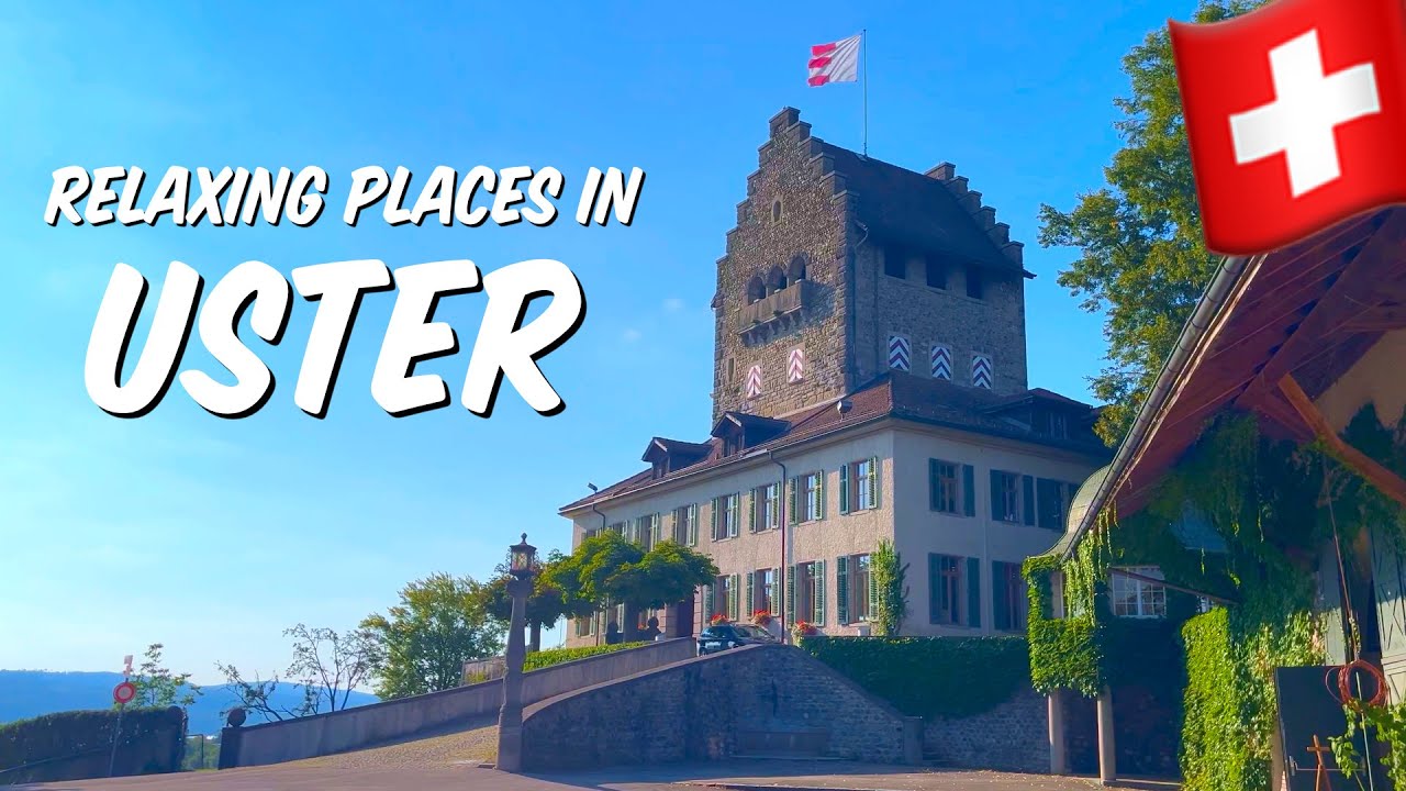 Switzerland for FREE: HIDDEN GEM near Zurich - 4 most relaxing places in #Uster [4k]