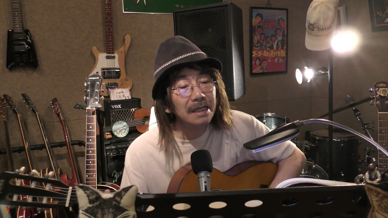 『白いギター　』　　昭和歌謡ぼそっと弾き語りマーク