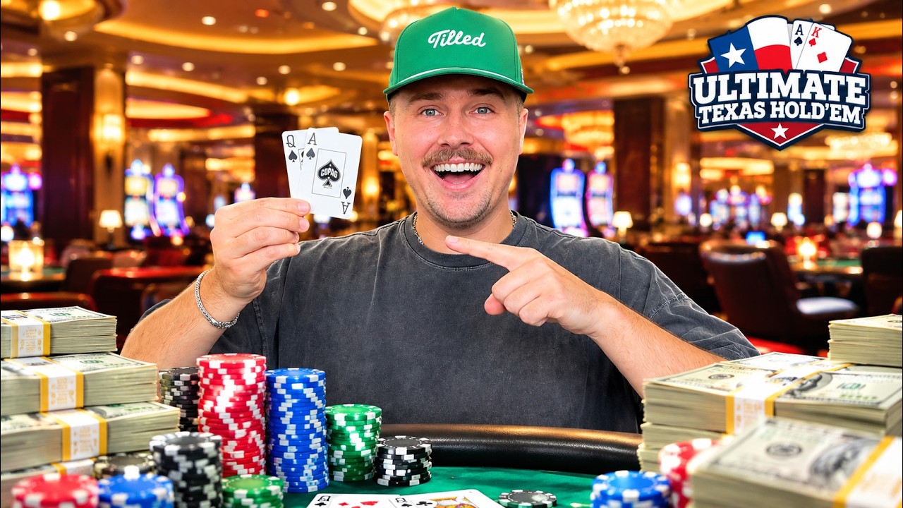 Я СТАВЛЮ МАКСИМУМ В КАЖДОЙ РАЗДАЧЕ ULTIMATE TEXAS HOLD'EM!