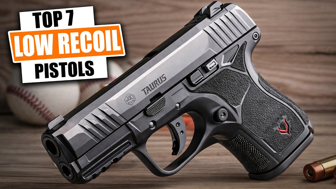 7 Low Recoil Pistols for Self Defense That Still Hit Hard in 2025!