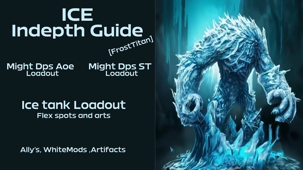 Might Ice Indepth Guide [ FrostTitan ]