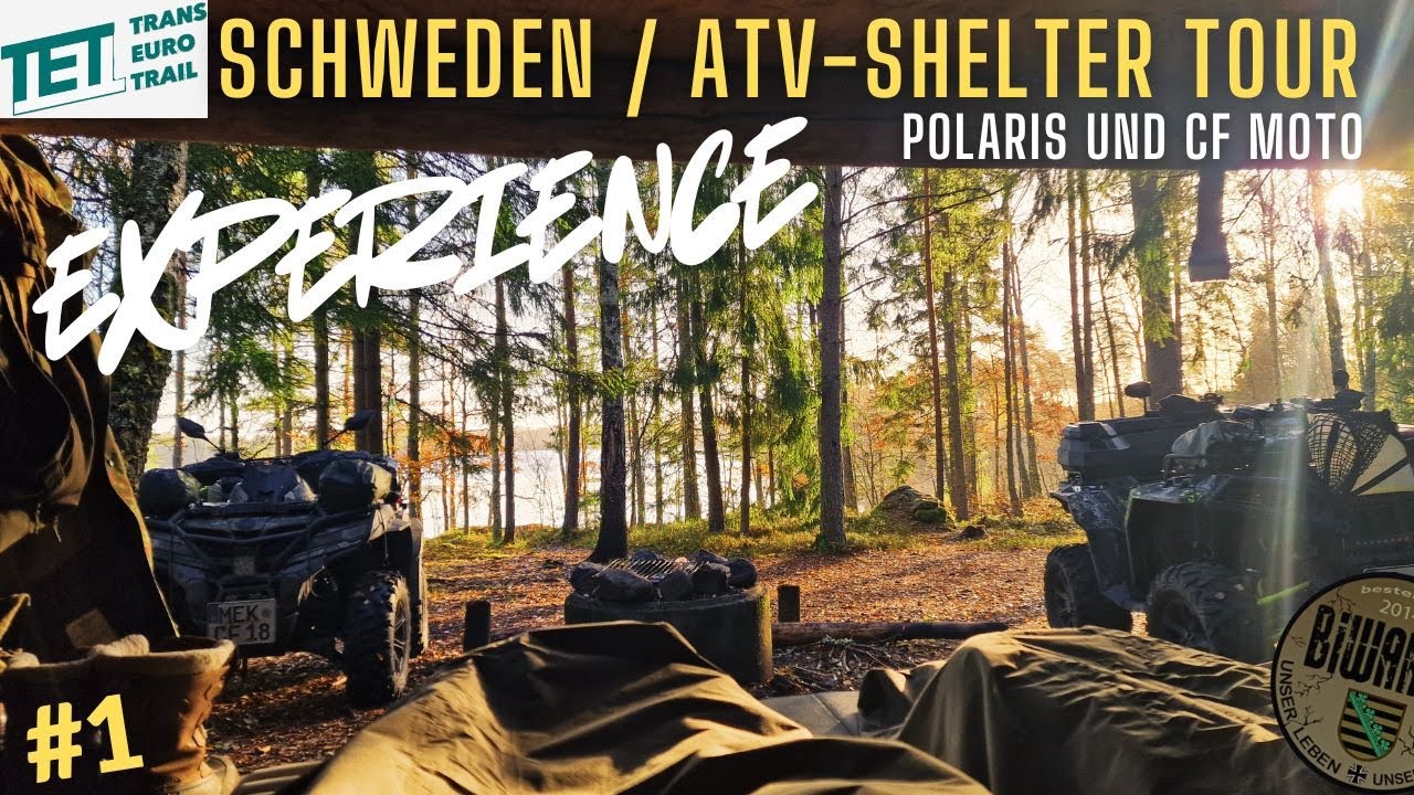 ATV Schweden Experience , mit der Polaris und CF Moto auf den Wegen des 