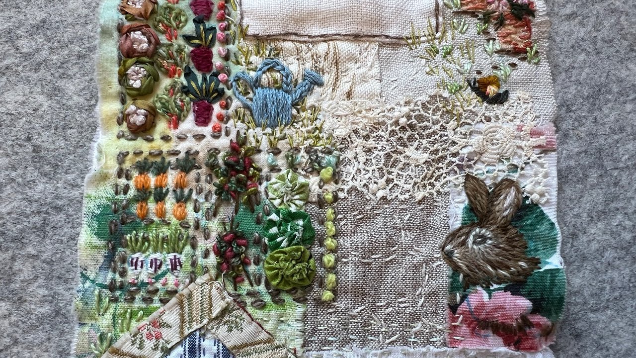 #roxysjournalofstitchery | Vol 3 Ep 25  | Working on my garden visitors