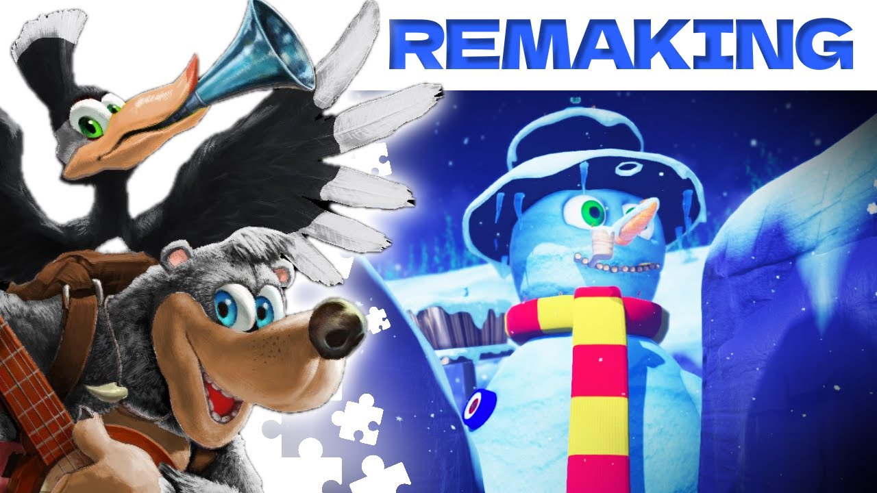 Remaking Freezeezy Peak from Banjo-Kazooie!