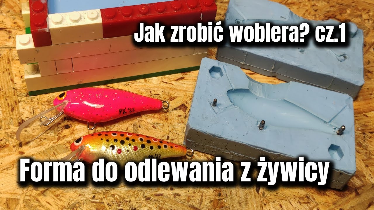 Jak zrobić WOBLERA? cz.1 FORMA do odlewania z żywicy