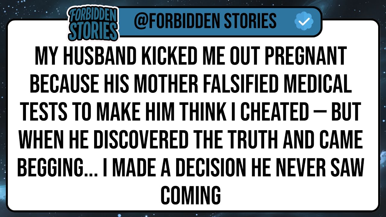 My Husband Kicked Me Out Pregnant Because His Mother Falsified Medical Tests To Make Him Think I ...