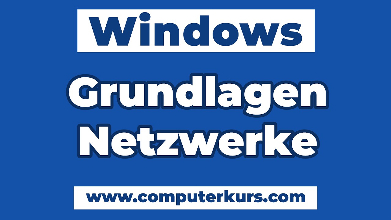 🌐 Netzwerke einfach erklärt – Computer Grundlagen für Einsteiger