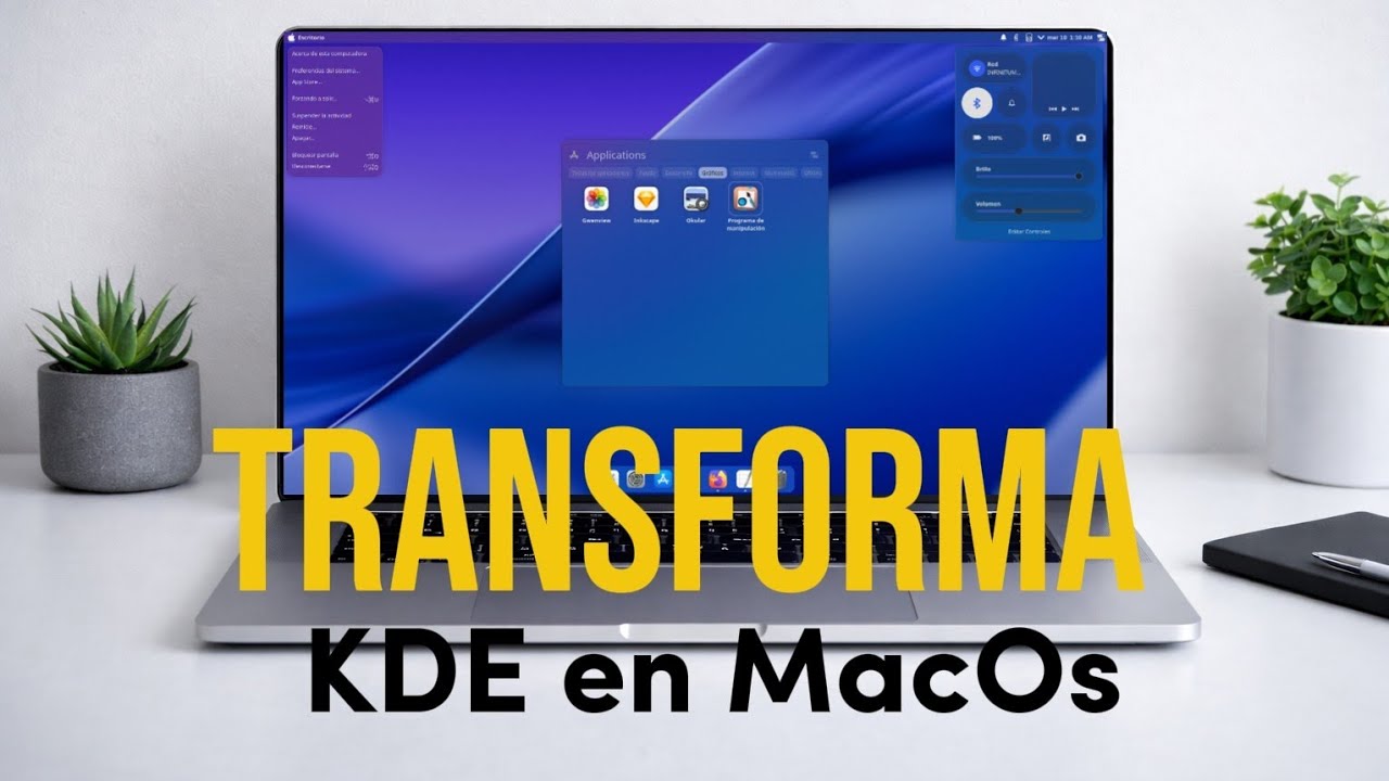 Transforma kde en Macos, KDE macOS-style transformation