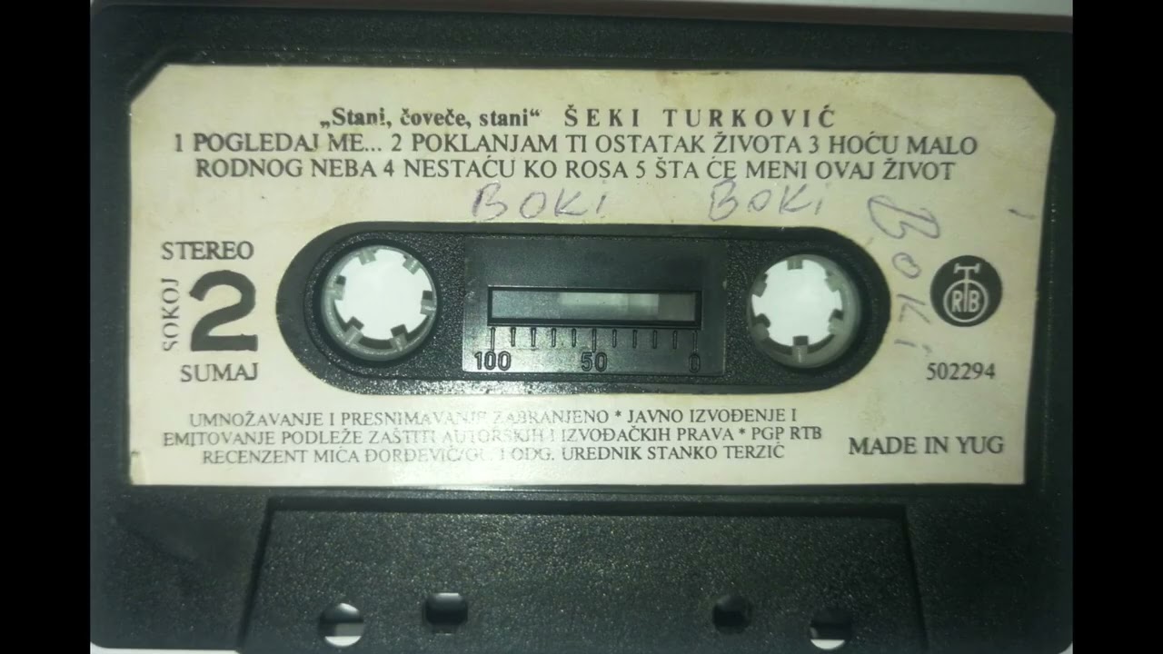 Šeki Turković – Stani, Čoveče, Stani (Ceo Album, 1990)
