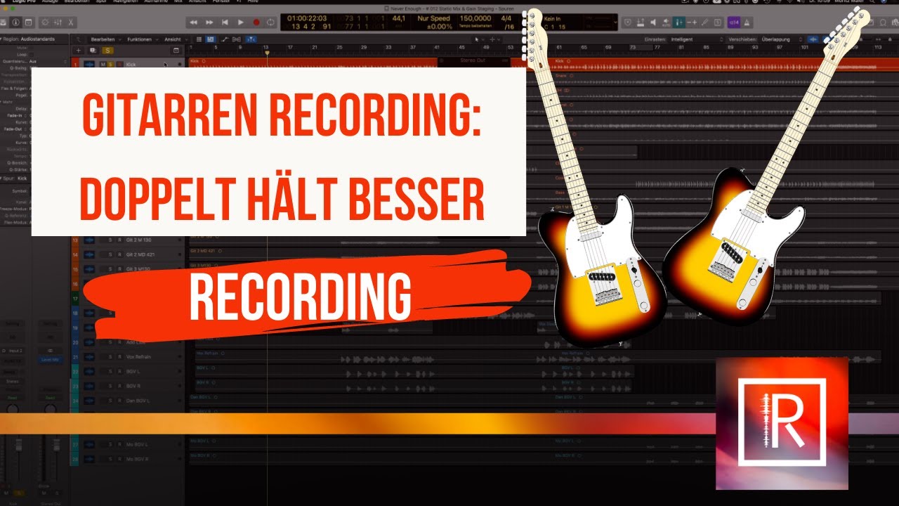 Recording: Gitarren doppeln: Was viele falsch machen. Und wie es richtig geht