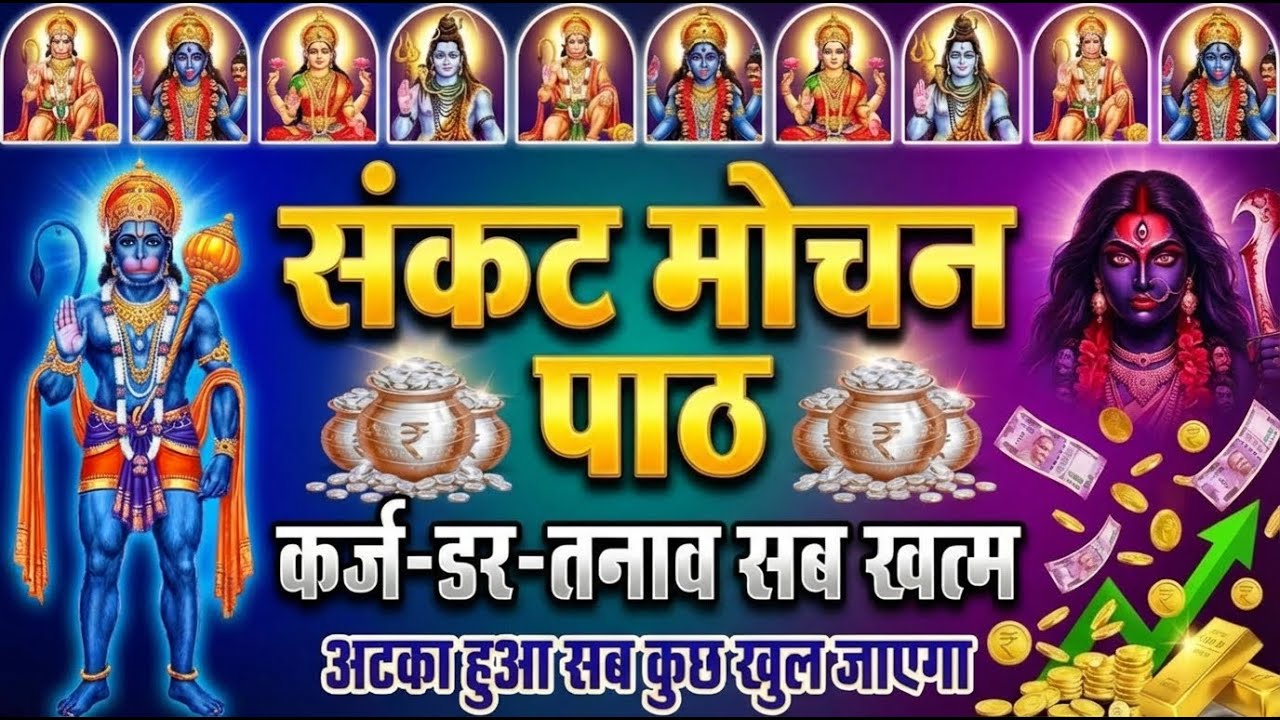 आज संकट मोचन हनुमान जी से प्रार्थना करो | अटके काम खुलेंगे | Sankat Mochan Path #SankatMochan