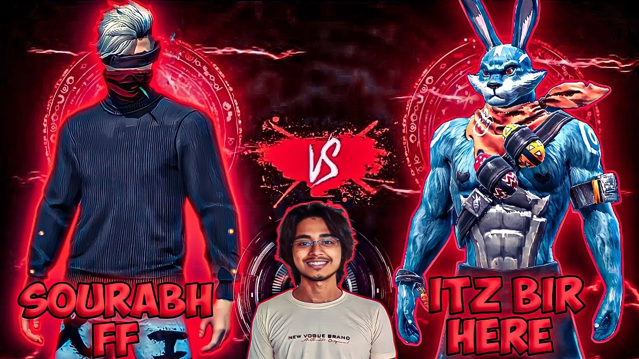 ITZ BIR HERE📱vs sourabh FF🖥️best1v1match# 