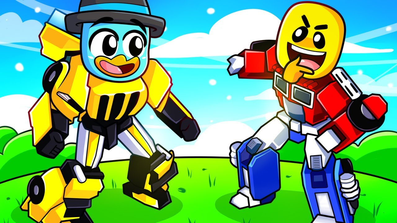 Nos convertimos en TRANSFORMERS en Roblox!