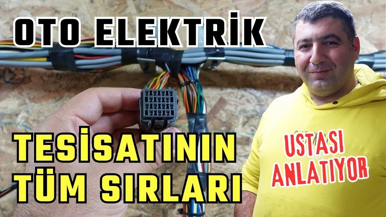 Oto Elektrik 15 : Kablo Tesisatı, Arızaları, Parazit Giderme, CAN Hattı Sorunları, Şema Okuma