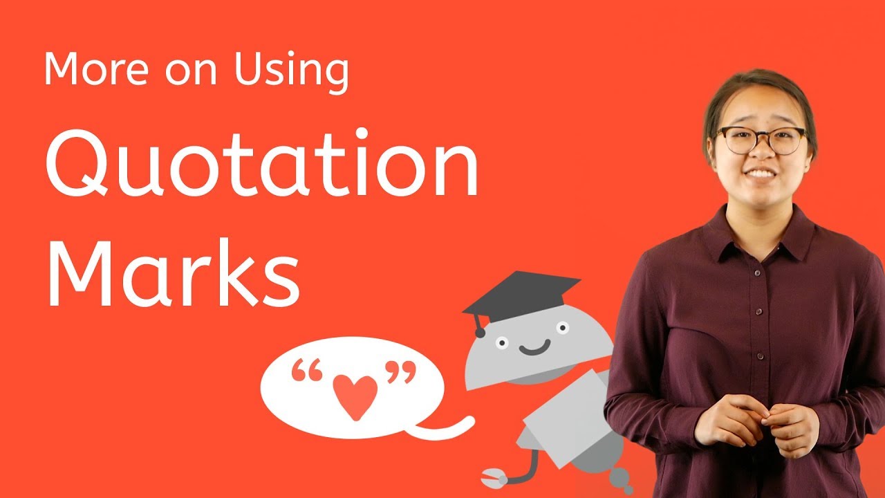 More on Using Quotation Marks - Language Skills for Kids!