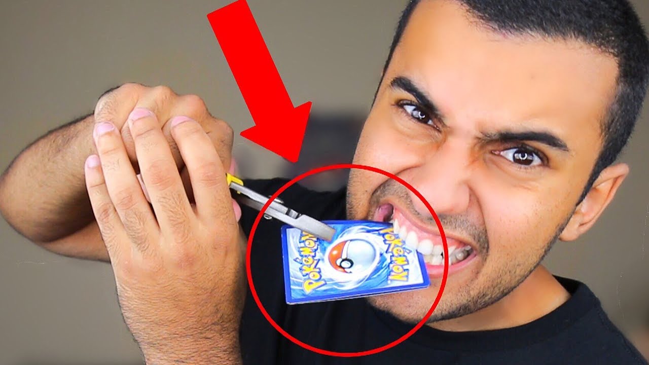 THIS POKEMON CARD IS UNRIPPABLE!! (IMPOSSIBLE CHALLENGE)