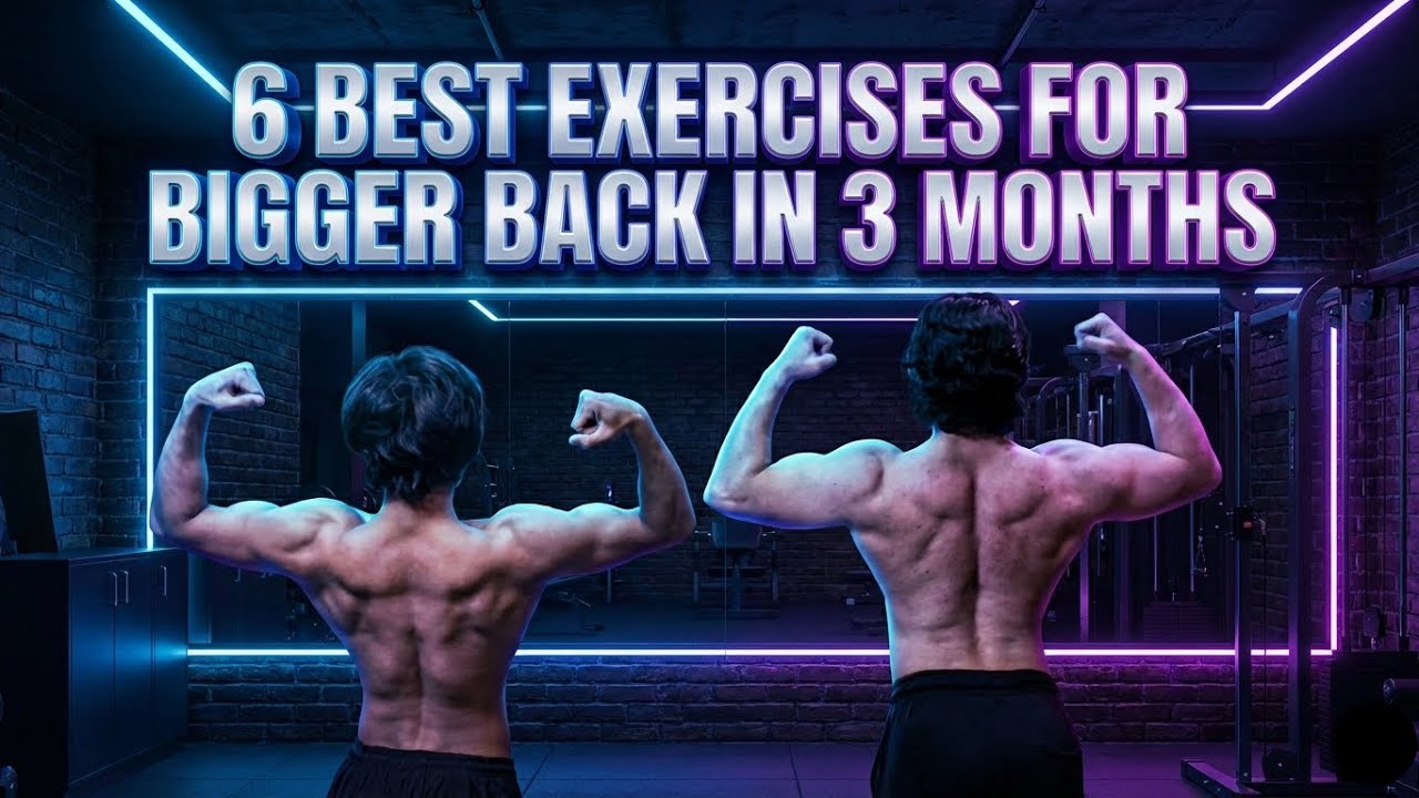 6 Best Exercises for bigger back in 3 months