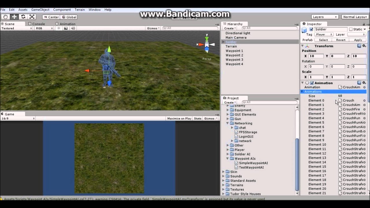 Unity 3d Simple Waypoint System