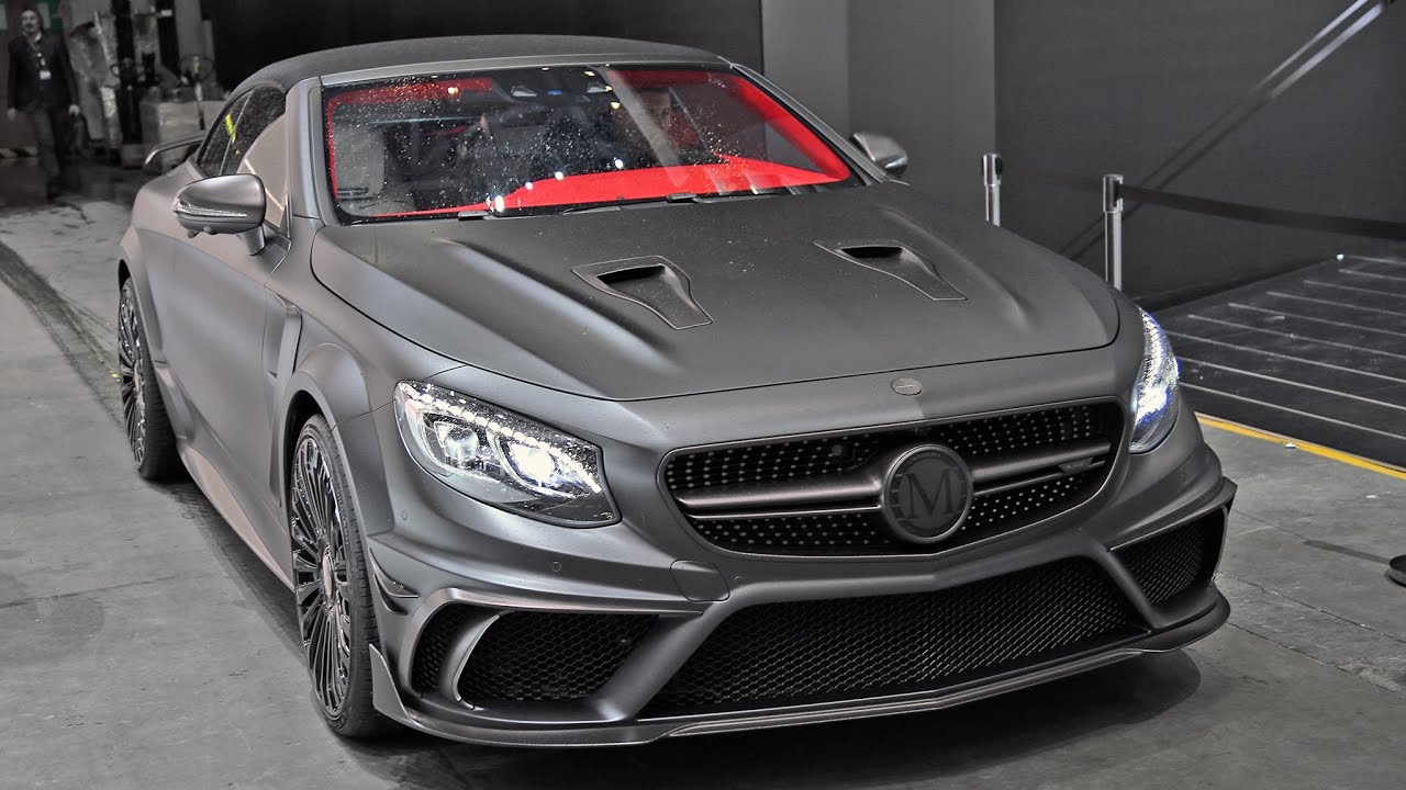 Mercedes S63 AMG Cabrio Mansory Black Edition - Driving & Sound