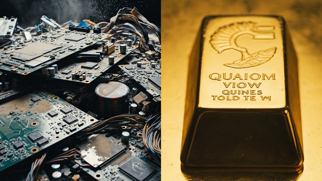 E-Waste to Cash: How This Factory Turns Scrap Into Millions (Gold Recovery)