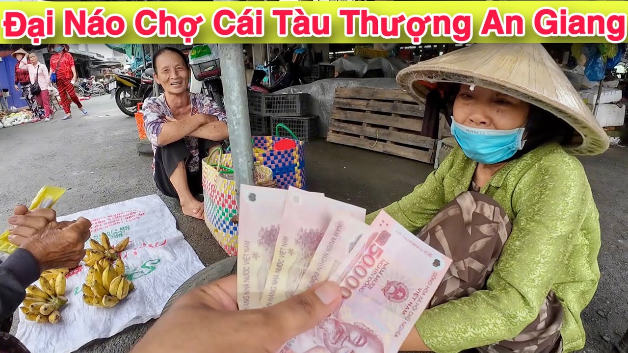 Đại Náo Chợ Cái Tàu Thượng An Giang Người Già Khó Khăn Hạnh Phúc Nhận Quà Mỹ Úc | Khương Nhựt Minh
