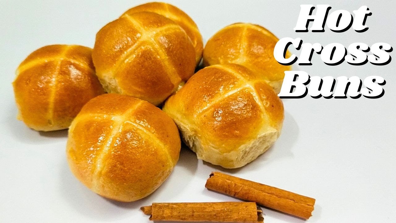 Mini Hot Cross Buns | Traditional Easter Hot Cross Buns | Easter Special Hot Cross Buns | Soft Buns