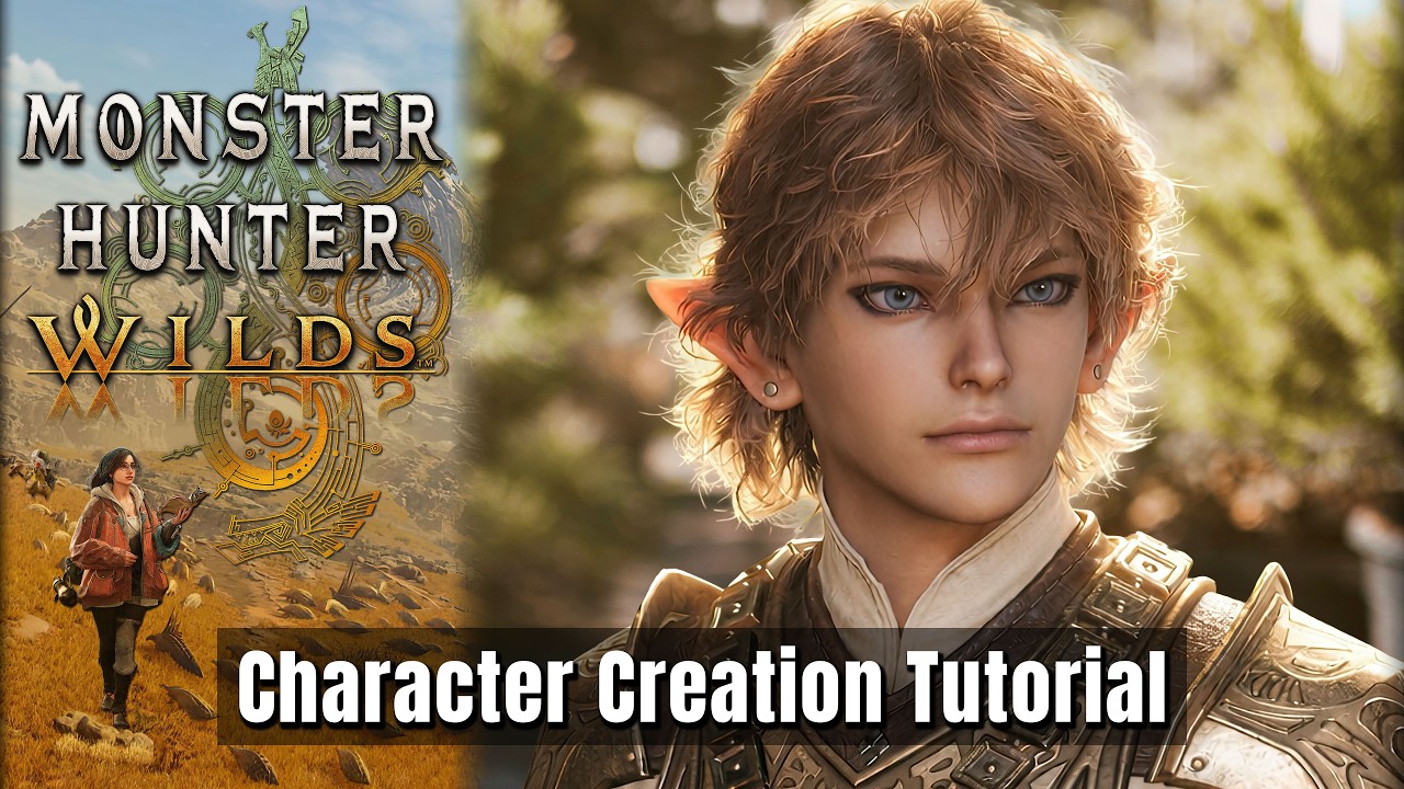 Monster Hunter Wilds - LINK (The Legend of Zelda) - Character Creation Tutorial