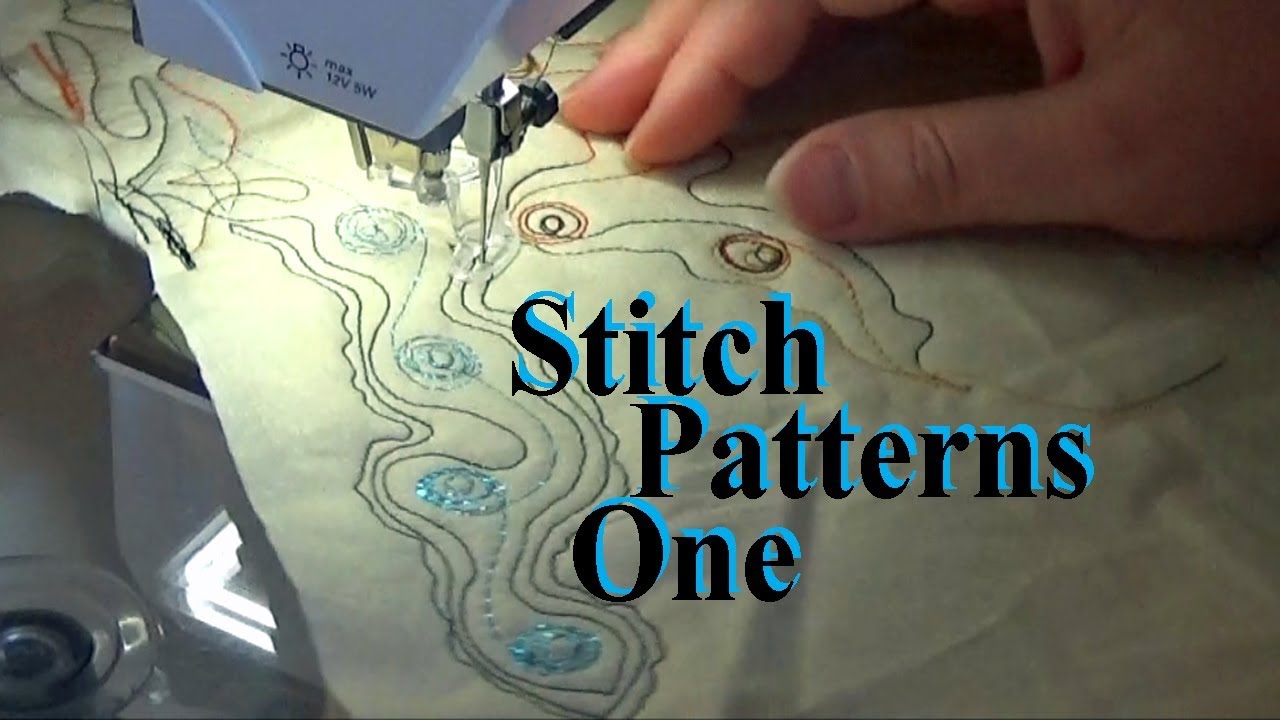 8 Stitch Patterns for Creative Sewing (SP#1)|  Wall Flowers Supplement | Zazu's Tutorials