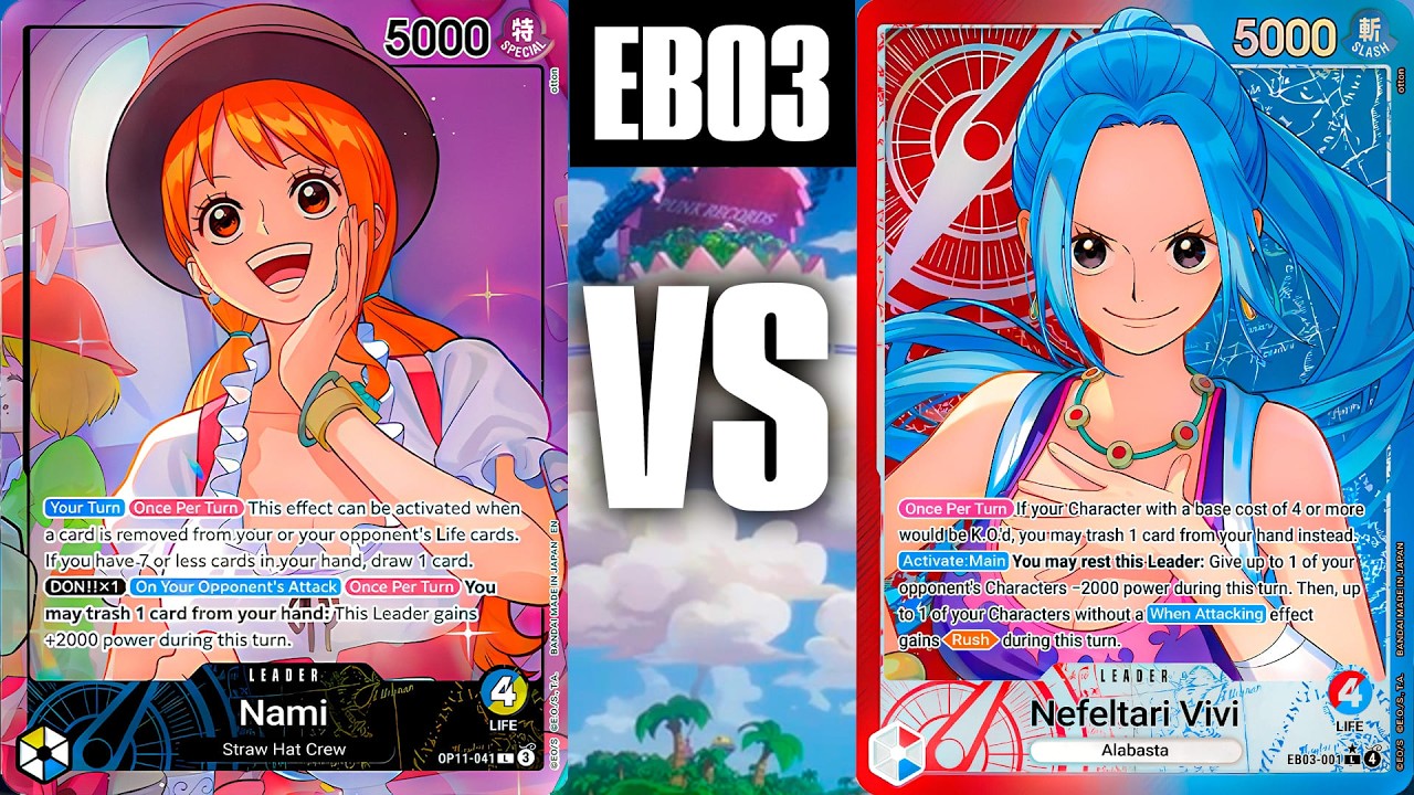 ♠️ POV Nami UY vs Vivi UR [EB03] Heroines Edition 26 players ♠️ One Piece TCG