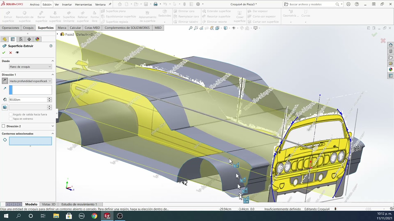 Proyecto Carro Solidworks Parte 1