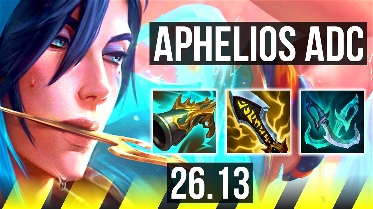 APHELIOS & Lulu vs CAITLYN & Bard (ADC) | KR Challenger | 26.13
