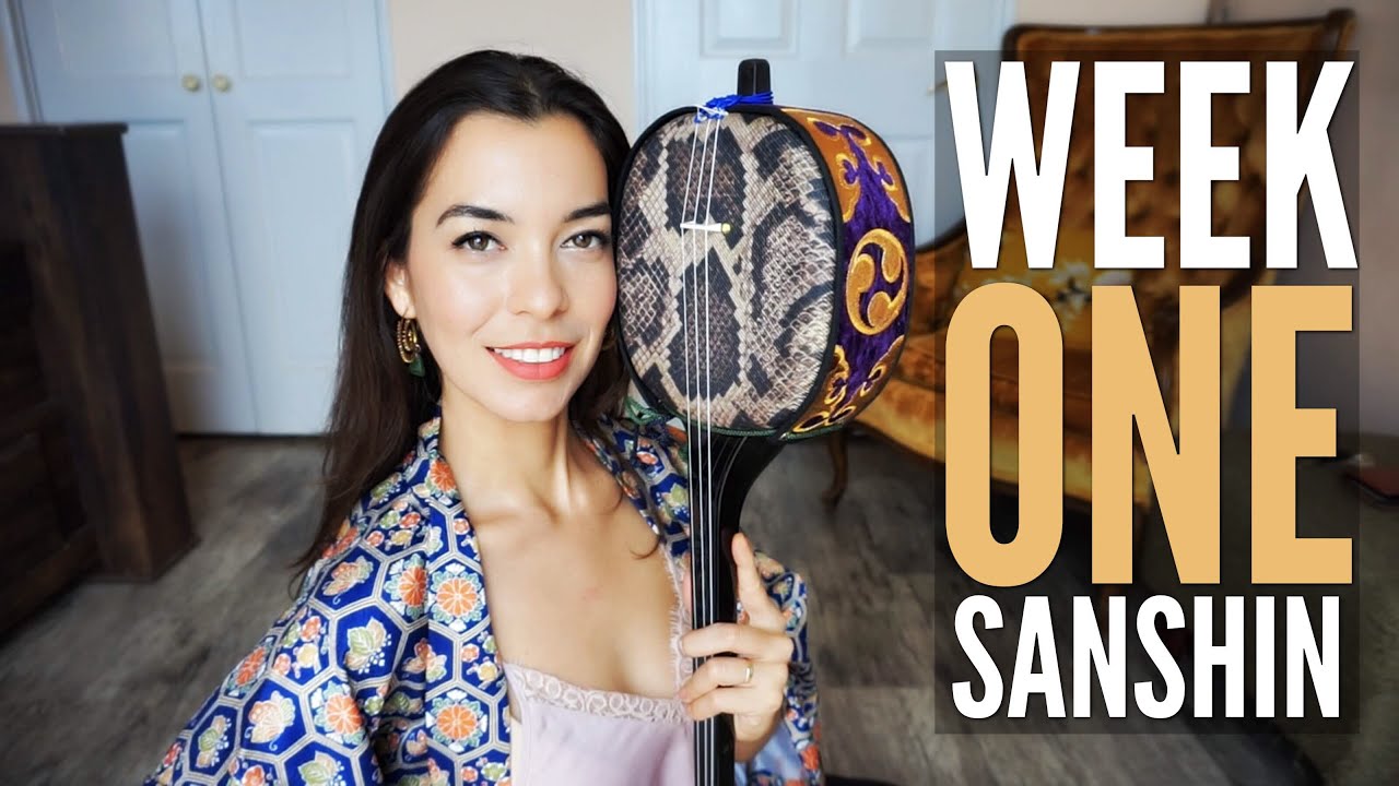 Learning SANSHIN 三線 ~ Progress Video 1 (てぃんさぐぬ花 Tinsagu Nu Hana)