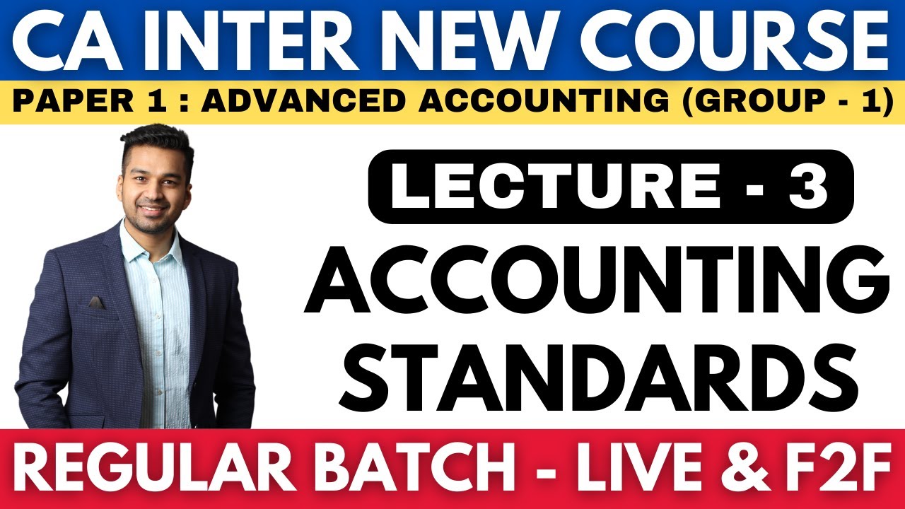 Applicability of Accounting Standards | CA INTER NEW COURSE | Advanced Accounting