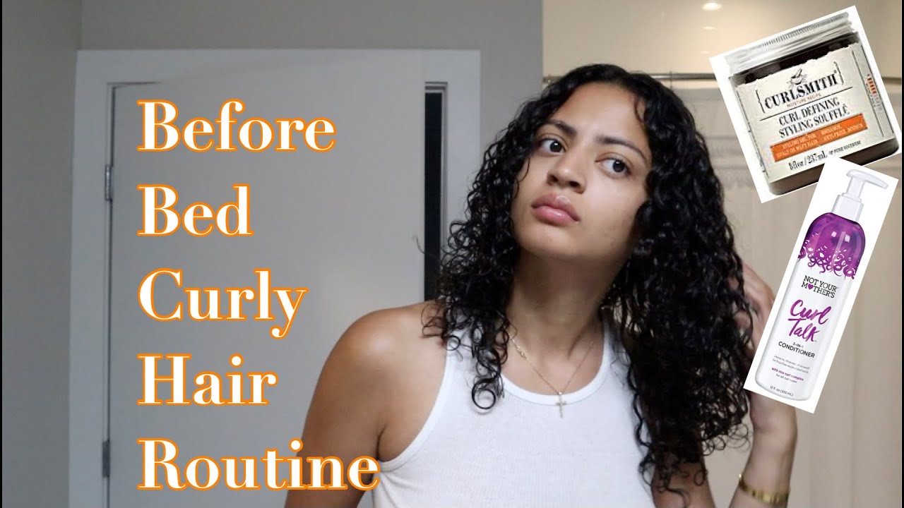 Before Bed Curly Hair Routine for Fine 3a 3b Hair!!!! | Sydney Hyatt