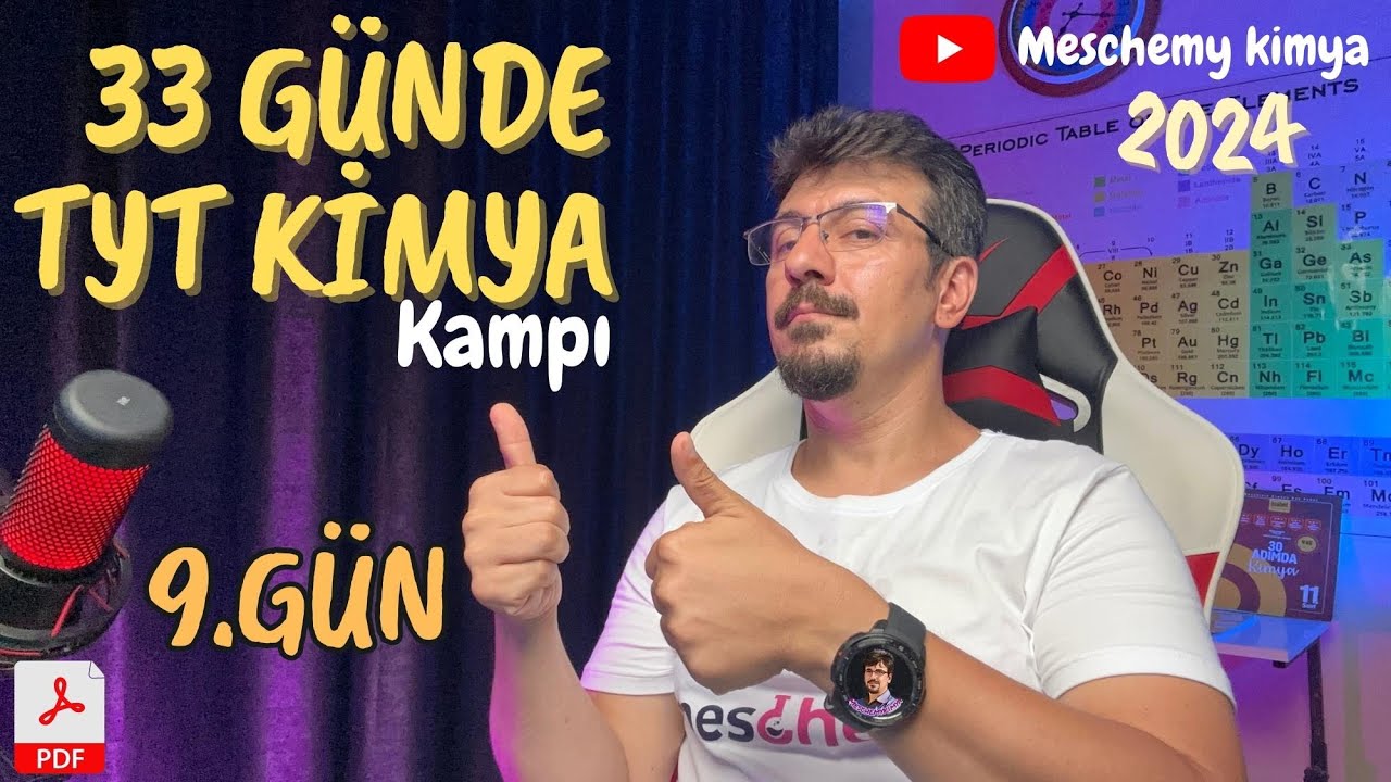 Kimyasal Türler Arası Etkileşimler 2 | 33 Günde TYT Kimya Kampı | 9. Sınıf | 9. gün (İyonik Bağ)