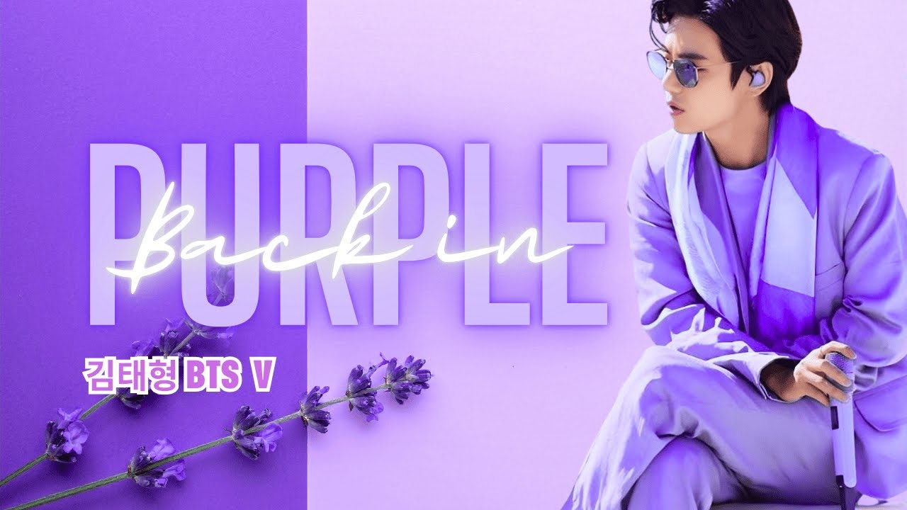 김태형 BTS Taehyung V | Back in Purple | FMV [AI Cover]