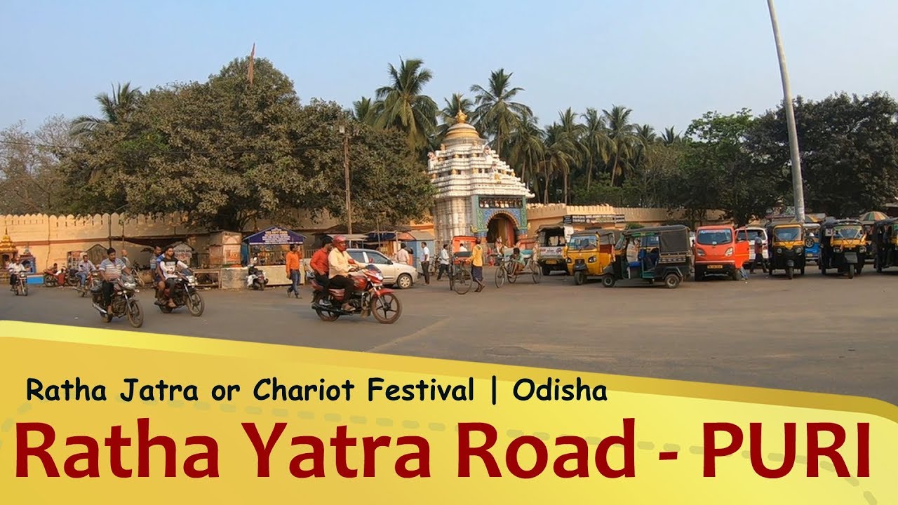 Ratha Yatra Road of Puri in Odisha (Distance of 2 km)