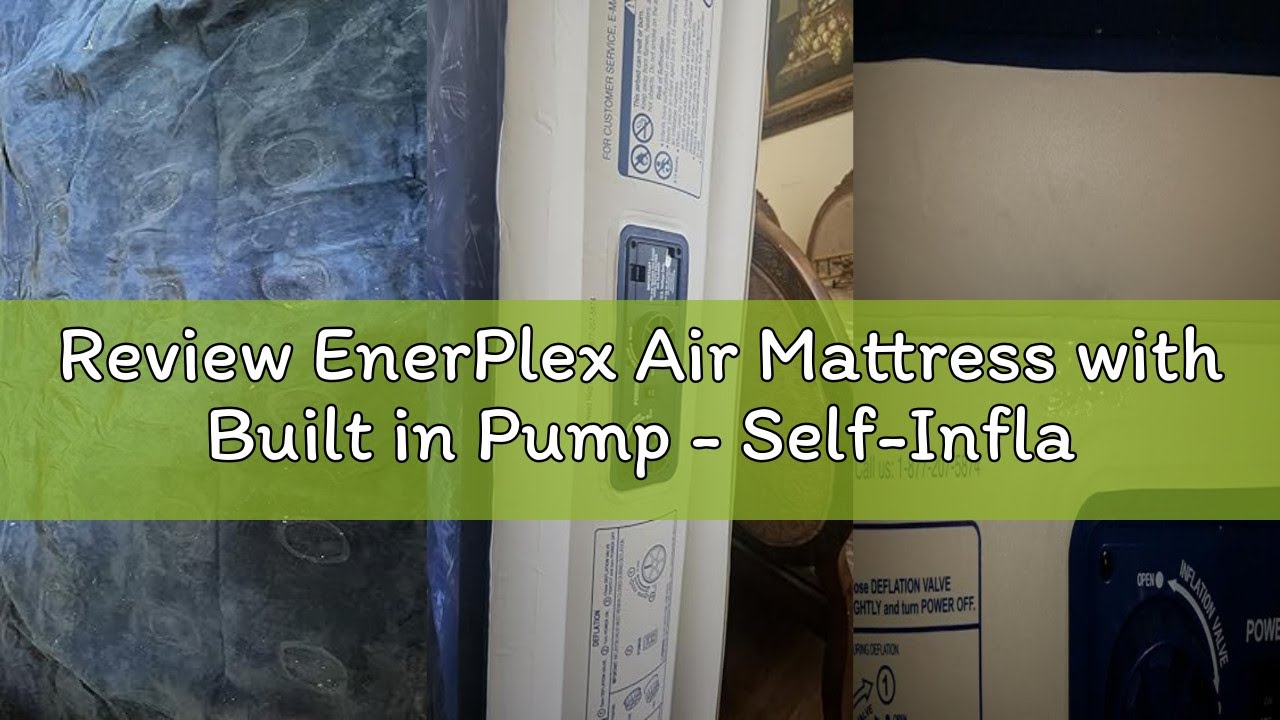 Review EnerPlex Air Mattress with Built in Pump - Self-Inflating Blow Up Mattress with Neck Support