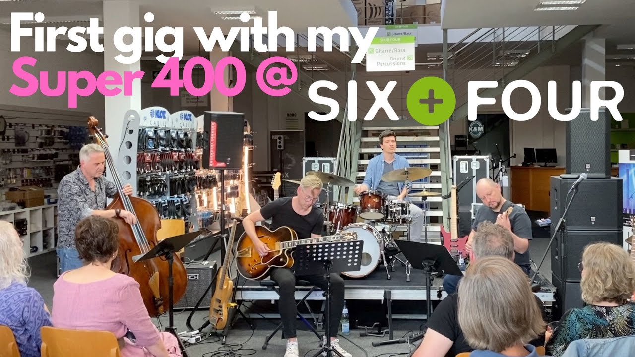 First Gig with my Gibson Super 400 - Bluguitar Mercury Edition - Bluguitar Fatcab @ Six+Four