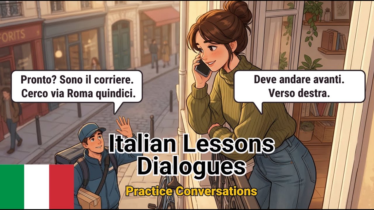 12 Easy Italian Conversations  (A1-A2) |  Real Everyday Italian