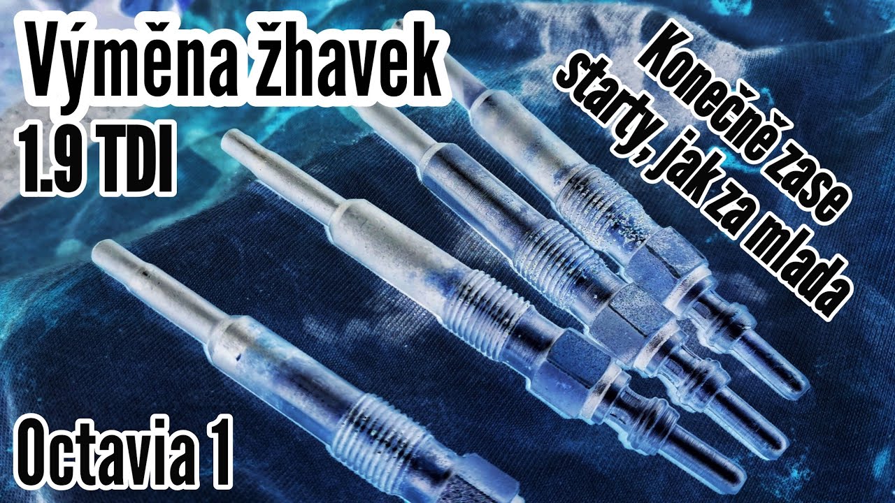 Výměna žhavících svíček | Škoda Octavia 1 | 1.9TDI 81kw asv | originál BERU | + tipy na zimní starty
