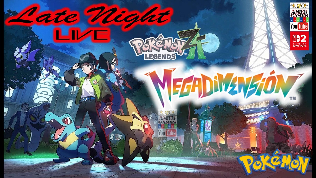🔴Late Night Leyendas Pokémon ZA Shiny Hunt y Reparto #nintendoswitch2 #pokemon #gaming #nintendo