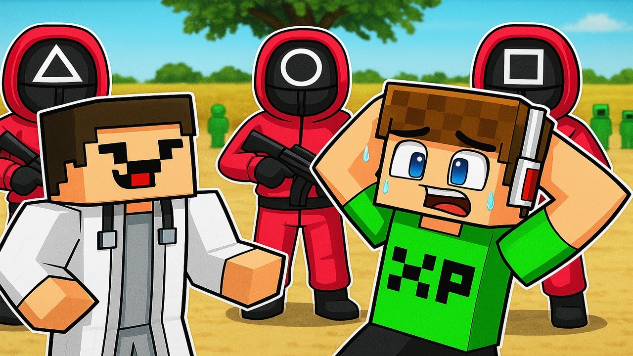 LELŐTTÉK A HAVEROMAT A SQUID GAMEBEN A MINECRAFT-BAN! 😱