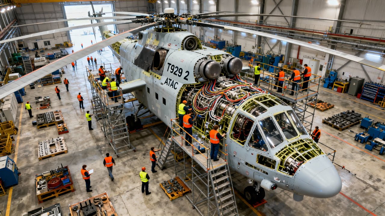 Inside the Secret T929 ATAK 2 Factory: Building the World's Heaviest Gunship (Full Process)